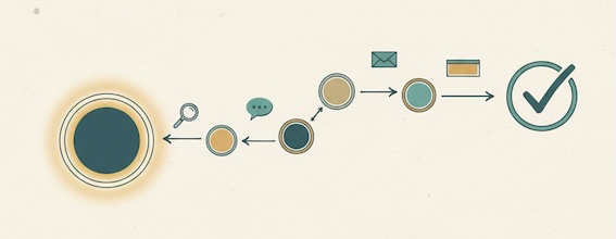 Journey where the very first touch is emphasized before conversion