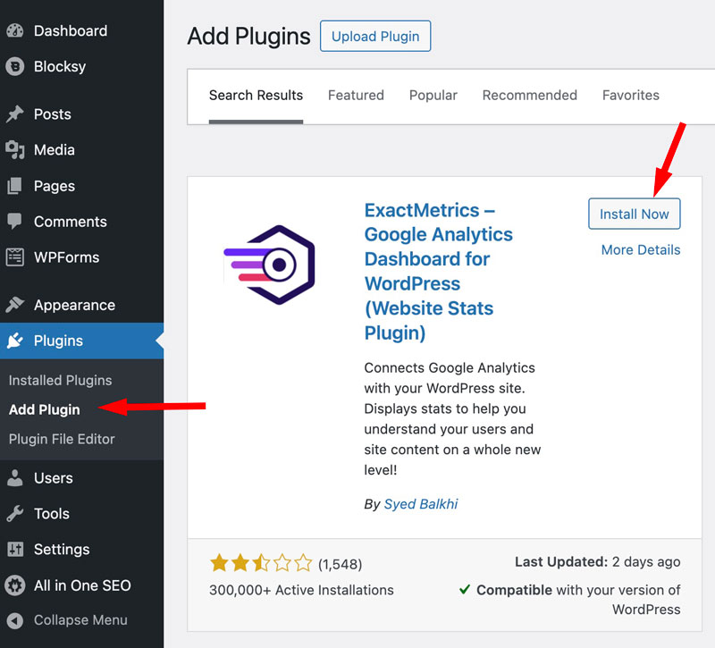 ExactMetrics – Google Analytics Dashboard & GA4 Reports