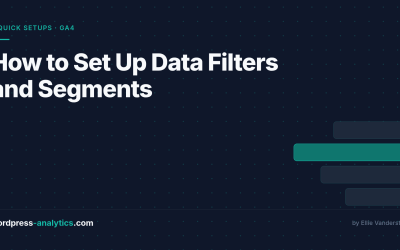 How to Set Up Data Filters and Compare Traffic Segments